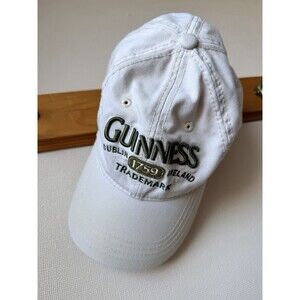 Guinness Official Merchandise Baseball Cap Beige Embroidered Logo 1759 Ireland
